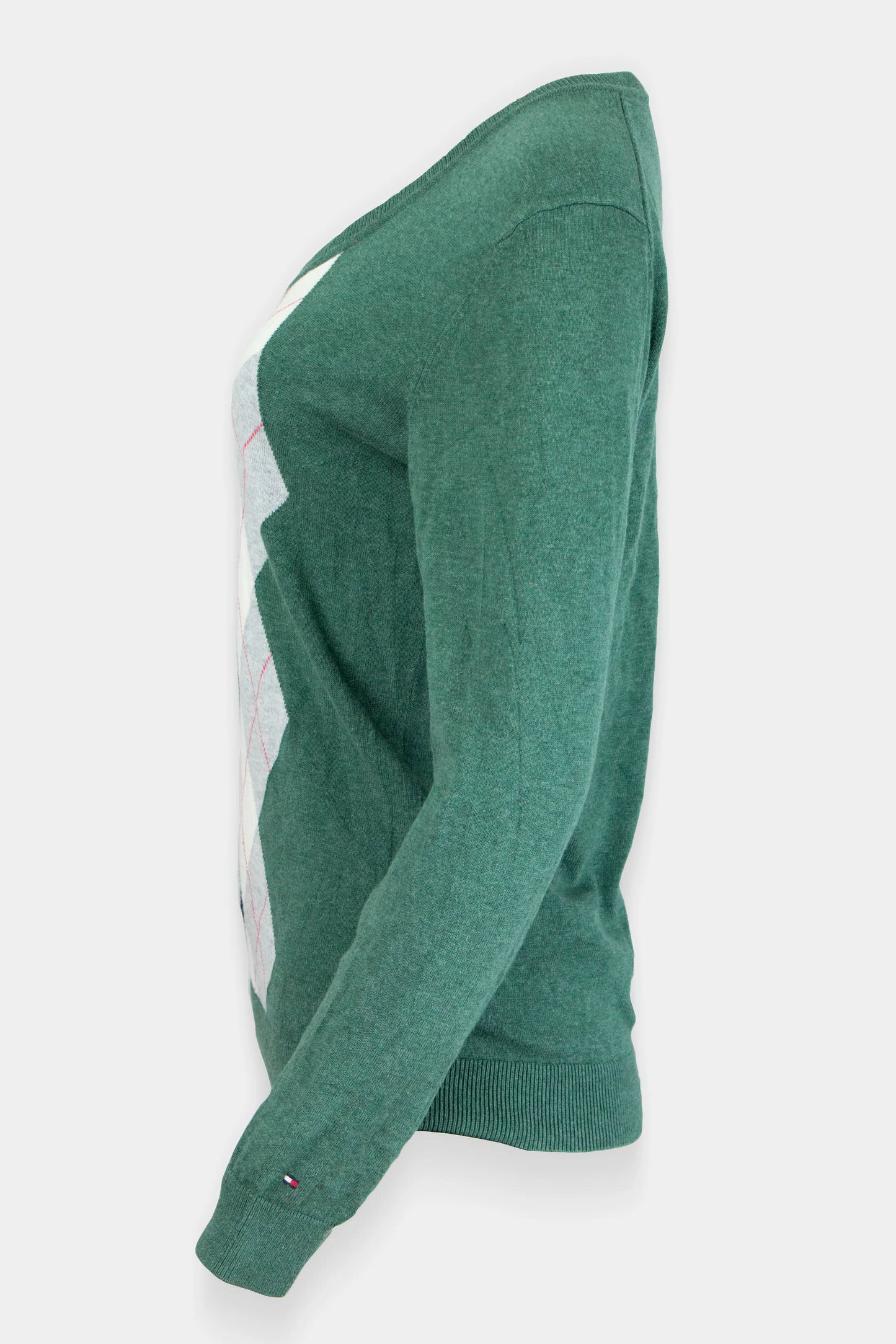 Tommy Hilfiger ruiten pullover groen