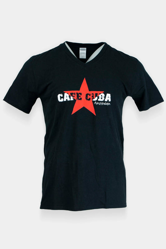 Cafe Cuba t-shirt zwart