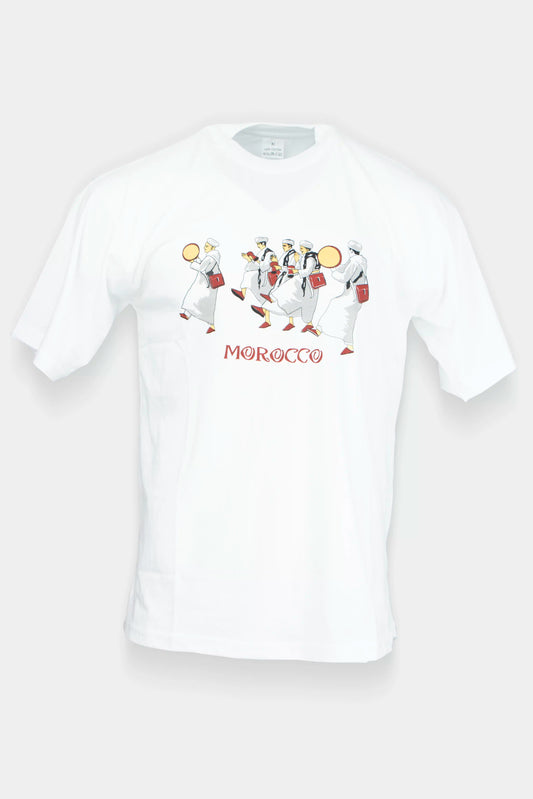 Marokko t-shirt wit