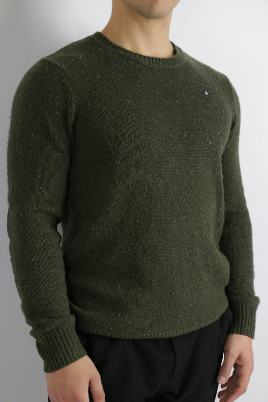 Casual sweater groen