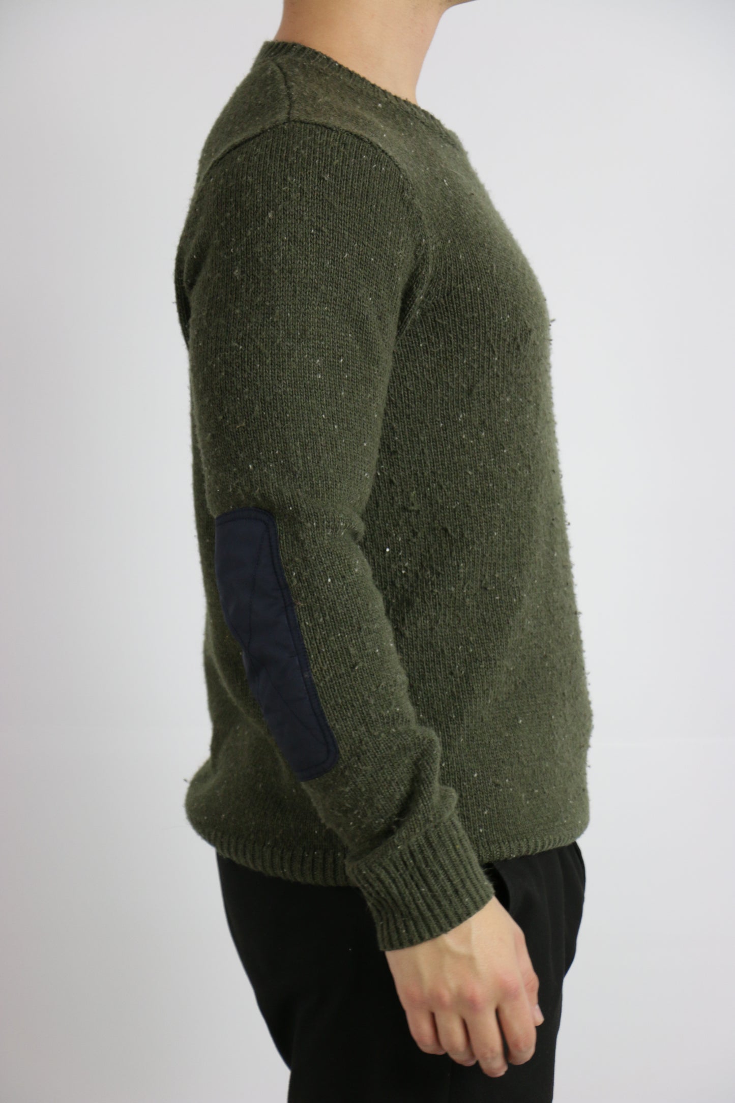 Casual sweater groen